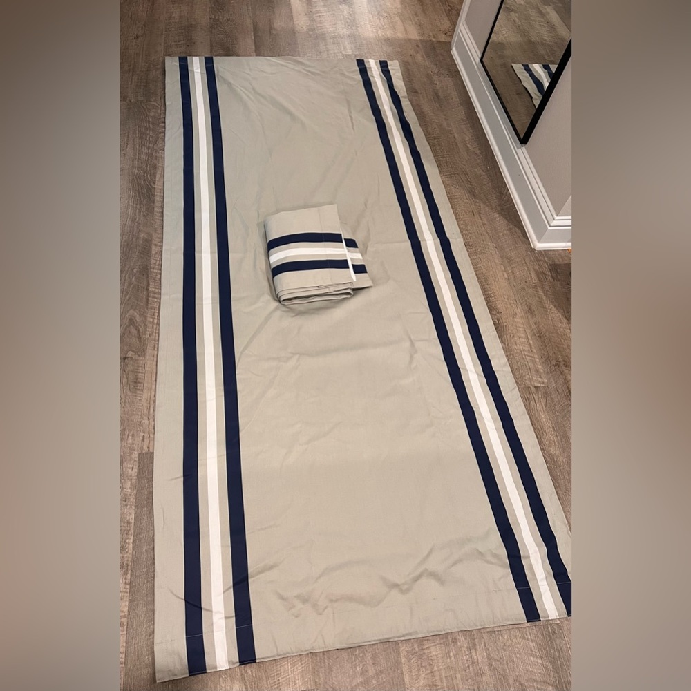 Two 95” Blackout Curtain Panels
